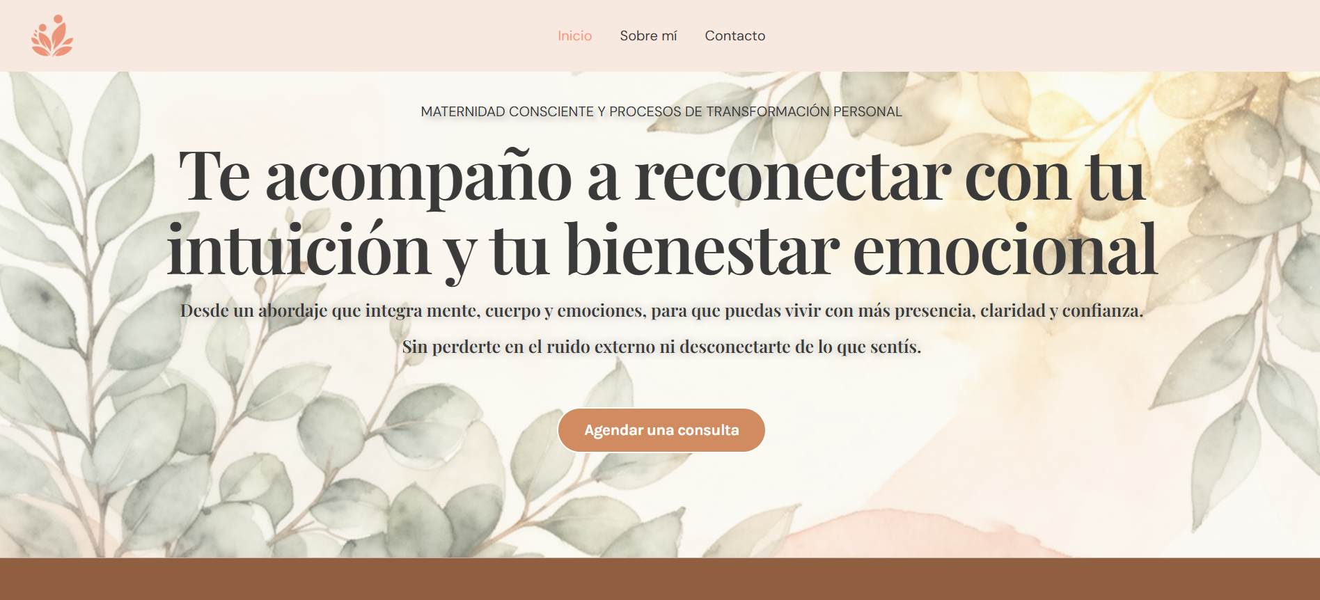 Sitio web Andrea Logotetis — maternidad consciente y transformación personal
